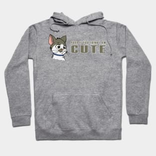 Purr if you think I am cute Hoodie